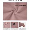 imageATHMILE Womens Sweatshirts Half Zip Cropped Pullover Fleece Quarter Zipper Hoodies 2025 Fall Fashion Outfits ClothesDarkpink