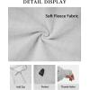 imageATHMILE Womens Sweatshirts Half Zip Cropped Pullover Fleece Quarter Zipper Hoodies 2025 Fall Fashion Outfits ClothesGrey