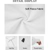 imageATHMILE Womens Sweatshirts Half Zip Cropped Pullover Fleece Quarter Zipper Hoodies 2025 Fall Fashion Outfits ClothesWhite