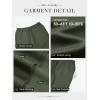 imageATHMILE Womens Wide Leg Sweatpants Air Fabric Straight Lowrise Drawstring Elastic Low Waist Fall Clothing Pockets 2025Army Green