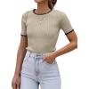 Almond&black-short Sleeve