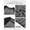 imageATHMILE Women Oversized Long Sleeve Shirt 2025 Fall Winter Casual Basics Top Loose Fit Tee Fashion Cute ClothesGrey Black