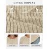 imageATHMILE Long Sleeve Shirts for Women Tunic Fall Tops Loose Fit Dressy Crew Neck Basic Sweaters 2025Apricot