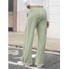 imageATHMILE Women Sweatpants Soft Jogging Straight Pajama Sweats Wide Leg Sweatpants Women Lounge Pants Joggers 2025Grey Green