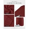 imageATHMILE Womens Tunic Tops Long Sleeve Thumb Hole Shirts Fall Sweater Crew Neck Winter Fashion Clothes 2025Wine Red