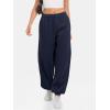 imageATHMILE Sweatpants Women Baggy Lounge Pants Workout Gym Active High Waisted Comfy Joggers for Women Fall Clothes 2025Fleecenavy