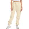 imageATHMILE Sweatpants Women Fall Fashion Baggy High Waisted Sweat Pants Winter Fleece Lined Lounge Joggers with Pockets 2025Beige