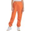 imageATHMILE Sweatpants Women Fall Fashion Baggy High Waisted Sweat Pants Winter Fleece Lined Lounge Joggers with Pockets 2025Orange