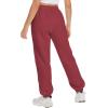 imageATHMILE Sweatpants Women Fall Fashion Baggy High Waisted Sweat Pants Winter Fleece Lined Lounge Joggers with Pockets 2025Wine Red