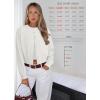 imageATHMILE Cropped Cardigan Sweaters for Women Lightweight Crop Knit Y2k Fall Outfits Fashion Clothes 2025White