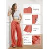 imageATHMILE Sweatpants Women Fall Outfits Wide Leg Baggy Pants HighWaisted Drawstring Sweat Pants Fashion Joggers with PocketRed