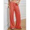 imageATHMILE Sweatpants Women Fall Outfits Wide Leg Baggy Pants HighWaisted Drawstring Sweat Pants Fashion Joggers with PocketRed