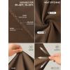 imageATHMILE Womens Wide Leg Sweatpants Air Fabric Straight Lowrise Drawstring Elastic Low Waist Fall Clothing Pockets 2025Coffee