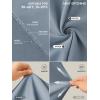 imageATHMILE Womens Wide Leg Sweatpants Air Fabric Straight Lowrise Drawstring Elastic Low Waist Fall Clothing Pockets 2025Grey Blue