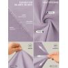 imageATHMILE Womens Wide Leg Sweatpants Air Fabric Straight Lowrise Drawstring Elastic Low Waist Fall Clothing Pockets 2025Purple