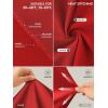 imageATHMILE Womens Wide Leg Sweatpants Air Fabric Straight Lowrise Drawstring Elastic Low Waist Fall Clothing Pockets 2025Red