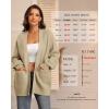 imageATHMILE Oversized Cardigan Sweaters for Women Fall Outfits Chunky Knit Open Front Sweater with PocketsApricot