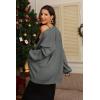 imageATHMILE Oversized Cardigan Sweaters for Women Fall Outfits Chunky Knit Open Front Sweater with PocketsDark Grey