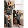 imageATHMILE Oversized Cardigan Sweaters for Women Fall Outfits Chunky Knit Open Front Sweater with PocketsDark Grey