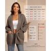 imageATHMILE Oversized Cardigan Sweaters for Women Fall Outfits Chunky Knit Open Front Sweater with PocketsNutmeg