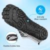 imageBarefoot Water Shoes Women Men Adult Hiking Swim Beach River Pool Hike Guarding Shoes Aqua Socks Protective Comfort Wide Toe Box Width Rock Climbing Vacation Outdoor 2025 NewWhite Black035