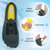 imageBarefoot Water Shoes Women Men Adult Hiking Swim Beach River Pool Hike Guarding Shoes Aqua Socks Protective Comfort Wide Toe Box Width Rock Climbing Vacation Outdoor 2025 NewGrey014