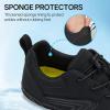 imageBarefoot Water Shoes Women Men Adult Hiking Swim Beach River Pool Hike Guarding Shoes Aqua Socks Protective Comfort Wide Toe Box Width Rock Climbing Vacation Outdoor 2025 NewBlack046