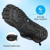 imageBarefoot Water Shoes Women Men Adult Hiking Swim Beach River Pool Hike Guarding Shoes Aqua Socks Protective Comfort Wide Toe Box Width Rock Climbing Vacation Outdoor 2025 NewBlack044