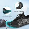 imageBarefoot Water Shoes Women Men Adult Hiking Swim Beach River Pool Hike Guarding Shoes Aqua Socks Protective Comfort Wide Toe Box Width Rock Climbing Vacation Outdoor 2025 NewBlack016
