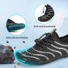 imageBarefoot Water Shoes Women Men Adult Hiking Swim Beach River Pool Hike Guarding Shoes Aqua Socks Protective Comfort Wide Toe Box Width Rock Climbing Vacation Outdoor 2025 NewBlack017
