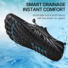 imageBarefoot Water Shoes Women Men Adult Hiking Swim Beach River Pool Hike Guarding Shoes Aqua Socks Protective Comfort Wide Toe Box Width Rock Climbing Vacation Outdoor 2025 NewBlack016