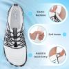 imageBarefoot Water Shoes Women Men Adult Hiking Swim Beach River Pool Hike Guarding Shoes Aqua Socks Protective Comfort Wide Toe Box Width Rock Climbing Vacation Outdoor 2025 NewWhite Black035