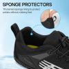 imageBarefoot Water Shoes Women Men Adult Hiking Swim Beach River Pool Hike Guarding Shoes Aqua Socks Protective Comfort Wide Toe Box Width Rock Climbing Vacation Outdoor 2025 NewBlack037