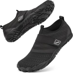 imageBarefoot Water Shoes Women Men Adult Hiking Swim Beach River Pool Hike Guarding Shoes Aqua Socks Protective Comfort Wide Toe Box Width Rock Climbing Vacation Outdoor 2025 NewBlack045