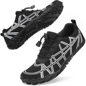 imageBarefoot Water Shoes Women Men Adult Hiking Swim Beach River Pool Hike Guarding Shoes Aqua Socks Protective Comfort Wide Toe Box Width Rock Climbing Vacation Outdoor 2025 NewBlack027