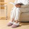 imageATHMILE Fuzzy Fluffy Slippers for Women Memory Foam Knit Womens Slippers NonSlip Bedroom Indoor Outdoor House slippers Shoes for Woman Closed BackPink