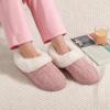 imageATHMILE Fuzzy Fluffy Slippers for Women Memory Foam Knit Womens Slippers NonSlip Bedroom Indoor Outdoor House slippers Shoes for Woman Closed BackPink