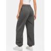 imageATHMILE Sweatpants Women Baggy Lounge Pants Workout Gym Active High Waisted Comfy Joggers for Women Fall Clothes 2025Fleecedarkgrey