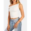 imageATHMILE Womens Off The Shoulder Tops Summer Sleeveless Shirts Going Out Crop Tank Top Y2K T Corset Tube Fashion Outfits 2025White