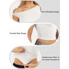 imageATHMILE Womens Off The Shoulder Tops Summer Sleeveless Shirts Going Out Crop Tank Top Y2K T Corset Tube Fashion Outfits 2025White