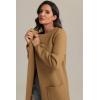 imageWomens Fall Sweater Open Front Knit Lightweight Cardigan Casual Long Coatigan Lady Jacket Coat Winter Outerwear 2026Light Brown
