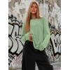 imageATHMILE Womens Oversized T Shirts Loose Fit Crewneck Short Sleeve Tops Summer Casual Blouse Y2K 2025 Basic Tee BeachZgreen