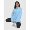 imageATHMILE Womens Oversized HalfZip Sweatshirts Fleece Lined Funnel Neckline Teen Girls Y2K Fall Winter Clothes FashionSky Blue
