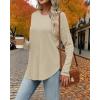 imageATHMILE Long Sleeve Shirts for Women Tunic Fall Tops Loose Fit Dressy Crew Neck Basic Sweaters 2025Blue