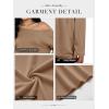 imageATHMILE Off The Shoulder Tops for Women 2025 Fall Long Sleeve Oversized Tshirts Fashion Going Out Outfits Casual Basic TeesKhaki