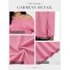 imageATHMILE Off The Shoulder Tops for Women 2025 Fall Long Sleeve Oversized Tshirts Fashion Going Out Outfits Casual Basic TeesPink