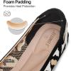 imageATHMILE Pointed Toe Flats for Women UltraComfortable Knit Ballet Flats Shoes for Women with Memory Foam ampamp Padding Machine Washable Womens Flats for Work Office Casual WeddingLeopard