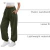 imageATHMILE Sweatpants Women Baggy Lounge Pants Workout Gym Active High Waisted Comfy Joggers for Women Fall Clothes 2025Army Green