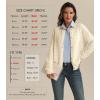 imageATHMILE Womens Cardigan Sweaters Casual Long Sleeve Button Down Crewneck Casual Knit Cropped Fall Winter Jackets ClothesBeige