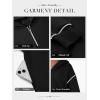 imageATHMILE Womens Fall Hoodies Half Zip Sweatshirts Long Sleeve Cropped Hooded Pullover Winter Fashion Clothes 2025Black